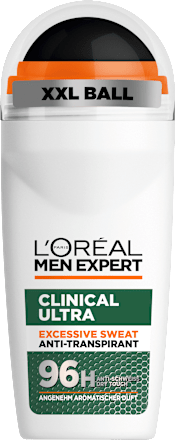 Antitranspirant Deo Roll-On Clinical Ultra Derma Dry L'ORÉAL PARiS MEN EXPERT