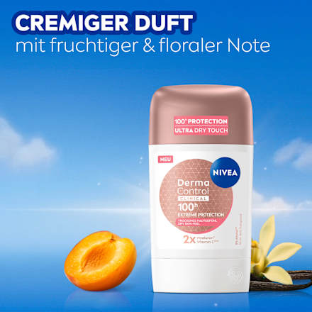Antitranspirant Deostick Derma Control Clinical Trockenes Hautgefühl NIVEA