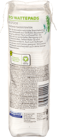 Wattepads Bio GOTS-zertifiziert ebelin