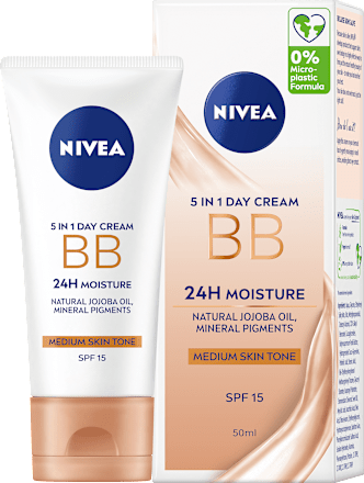 Cremă BB Cream cu minerale nuanța medium SPF15 NIVEA
