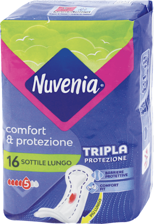 Assorbenti comfort e protezione sottile lungo Nuvenia