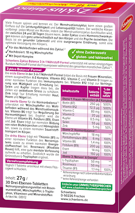 Tabletten Zyklus Balance Schaebens