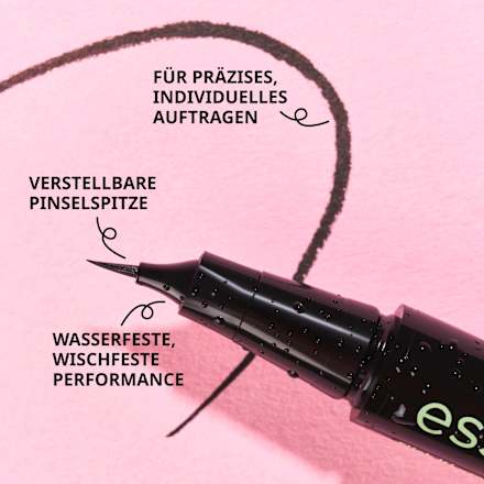 Eyeliner Precision Flick It! Waterproof 01 Black essence