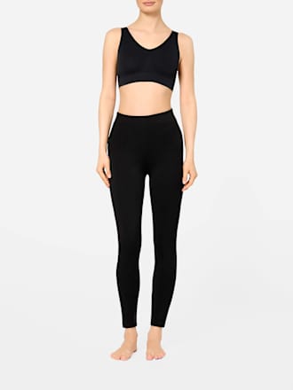 Leggings Elegant mit Hosen-Look schwarz Gr. 36/38
 nur die