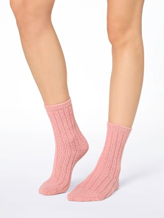 Socken Supersoft mit Ripp-Struktur pink Gr. 39-42 nur die