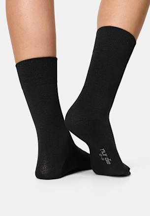 Socken Thermo mit Bambus-Viskose schwarz Gr. 39-42 nur die
