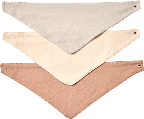 Halstücher, braun + beige, ca. 38,5 x 16 cm ALANA