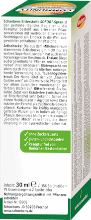 Bitterstoffe Sofort-Spray Schaebens