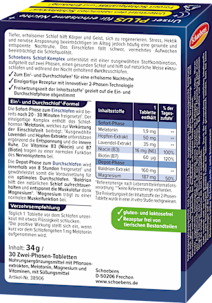Schlaf-Komplex Tabletten 30 St Schaebens