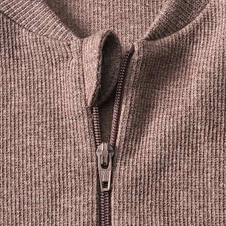 Schlafanzug mit Ripp-Struktur, braun, Gr.62/68 ALANA