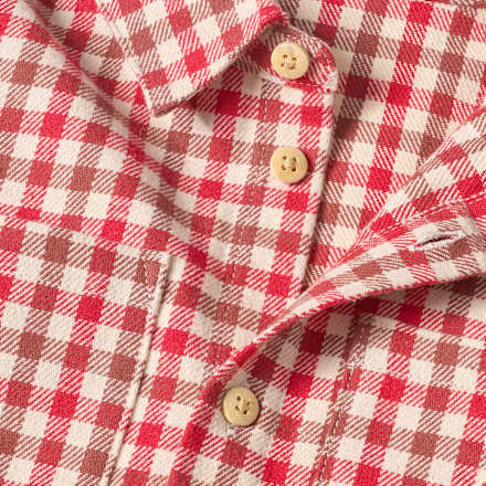 Flanellhemd mit Karo-Muster, rot, Gr. 98 ALANA