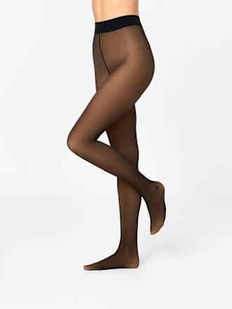 Strumpfhose warm & transparent strapazierfähig schwarz Gr. 40/44, 80 DEN nur die