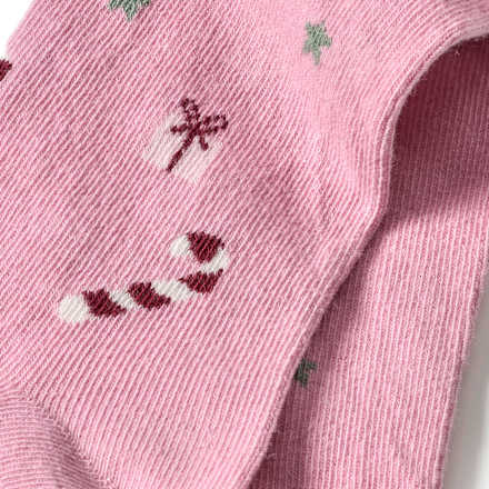 Strumpfhose mit Weihnachts-Muster, pink, Gr. 62/68 ALANA