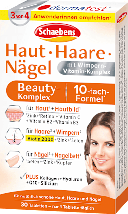 Haut Haare Nägel Beauty-Komplex Tabletten 30 St Schaebens