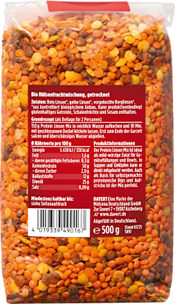 Protein Linsen Mix Davert