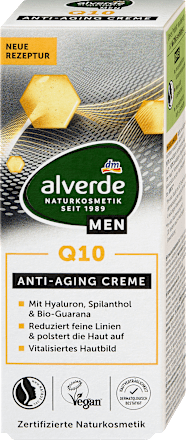Anti-Aging Gesichtscreme Q10 alverde MEN