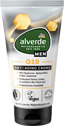 Anti-Aging Gesichtscreme Q10 alverde MEN