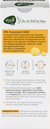 Anti-Aging Gesichtscreme Q10 alverde MEN