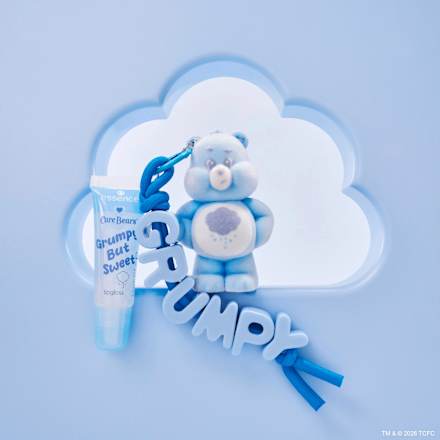 Lipgloss Care Bears Keychain 01 Grumpy But Sweet essence