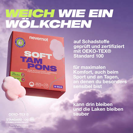 Soft-Tampons nevernot
