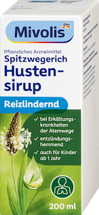 Spitzwegerich Hustensirup Mivolis