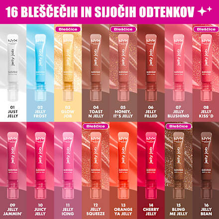 Glos za ustnice Jelly Job, 06 Jelly Filled NYX PROFESSIONAL MAKEUP