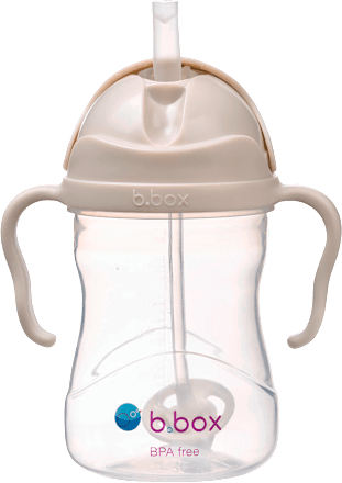 hrneček s brčkem Béžový b.box