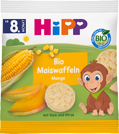 Mangós kukorica korong, 8 hónapos kortól HiPP