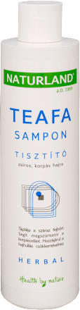 Teafa sampon, zsíros, korpás hajra NATURLAND