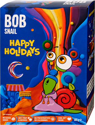 Ajándékcsomag gyümölcsös édességekkel Bob Snail