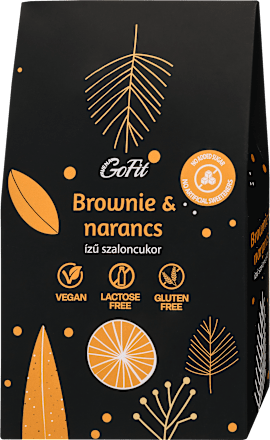 Gluténmentes szaloncukor, Brownie és narancs íz GoFit