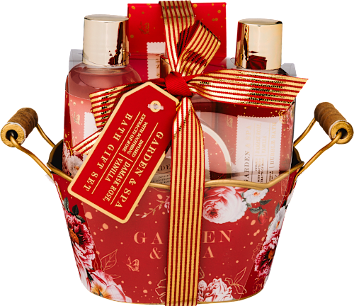 Fürdő- és testápoló ajándékcsomag rózsa és vanília illattal RAPHAEL ROSALEE