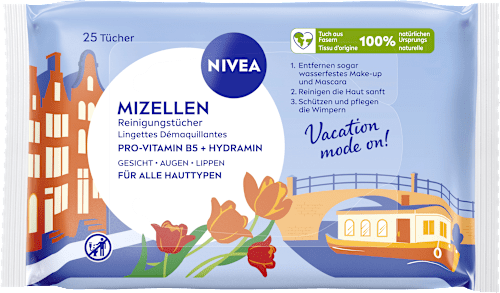Mizellen Reinigungstücher Design Edition Städtetour NIVEA