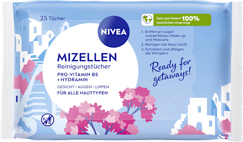 Mizellen Reinigungstücher Design Edition Städtetour NIVEA