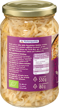 Mungobohnenkeimlinge dmBio