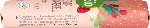 Weißer Schokoriegel, Beere, Adventskalender zum Selbstgestalten 2026 dmBio
