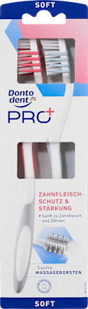 Zahnbürste PRO+ Zahnfleischschutz & Stärkung weich Dontodent PRO+