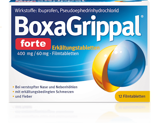 Boxa Grippal 400mg/ 60mg Tabletten Forte BoxaGrippal