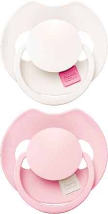 dudlík silikonový dynamický Prime 0-6m Rose/Rose Cream LOVI