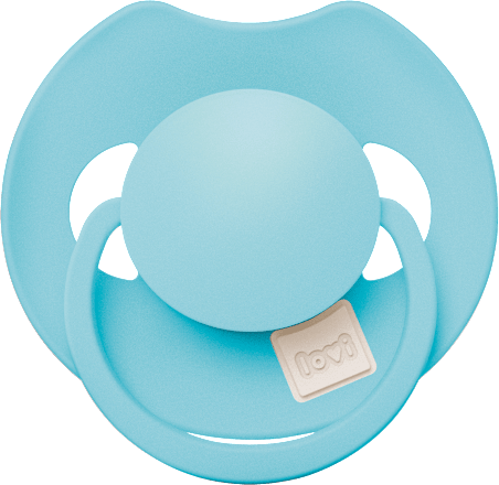 dudlík silikonový dynamický Prime 18m+ Aqua Green LOVI