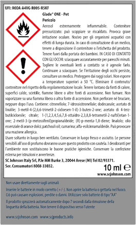 Base profumatore sense&spray ODOUR SOLUTION glade