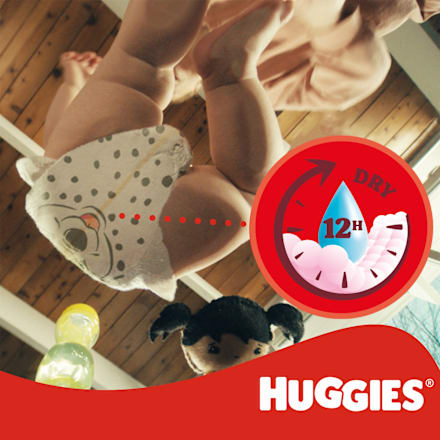 pleny Little Movers, velikost 4 Huggies