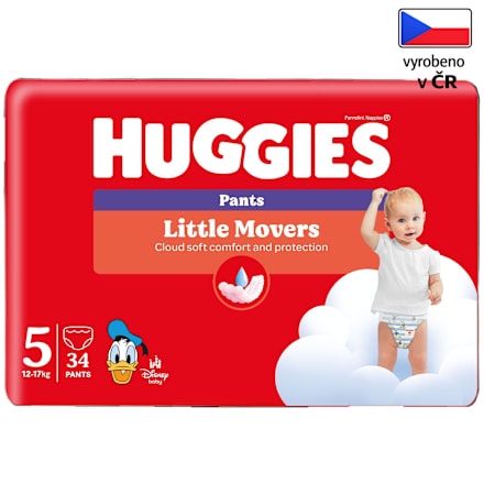 plenkové kalhotky Little Movers, velikost 5 Huggies