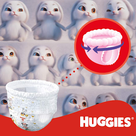 plenkové kalhotky Little Movers, velikost 6 Huggies