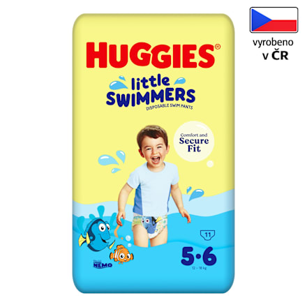 plenkové kalhotky do vody, velikost 5-6 Huggies Little Swimmers
