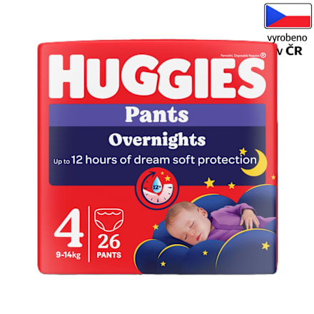 plenkové kalhotky Overnights, velikost 4 Huggies