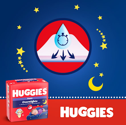 plenkové kalhotky Overnights, velikost 6 Huggies