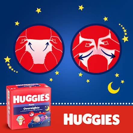 plenkové kalhotky Overnights, velikost 6 Huggies