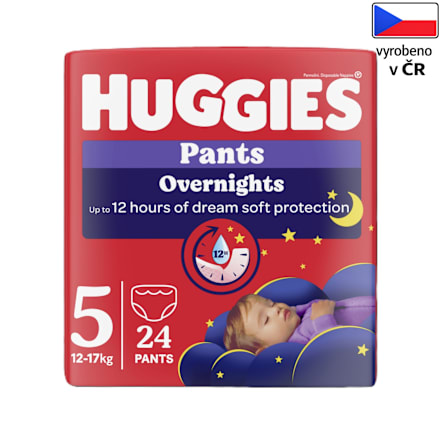 plenkové kalhotky Overnights, velikost 5 Huggies