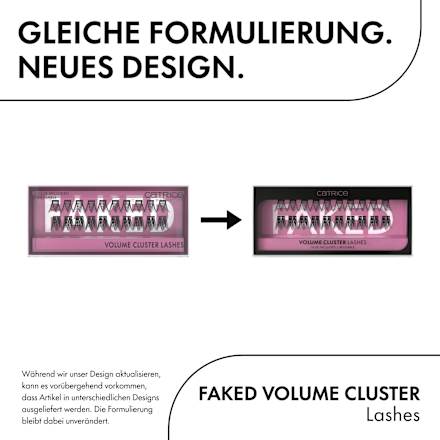 Künstliche Wimpern Set Faked Volume Cluster Lashes CATRICE